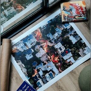 Lombard Street Art Print - 36x28
